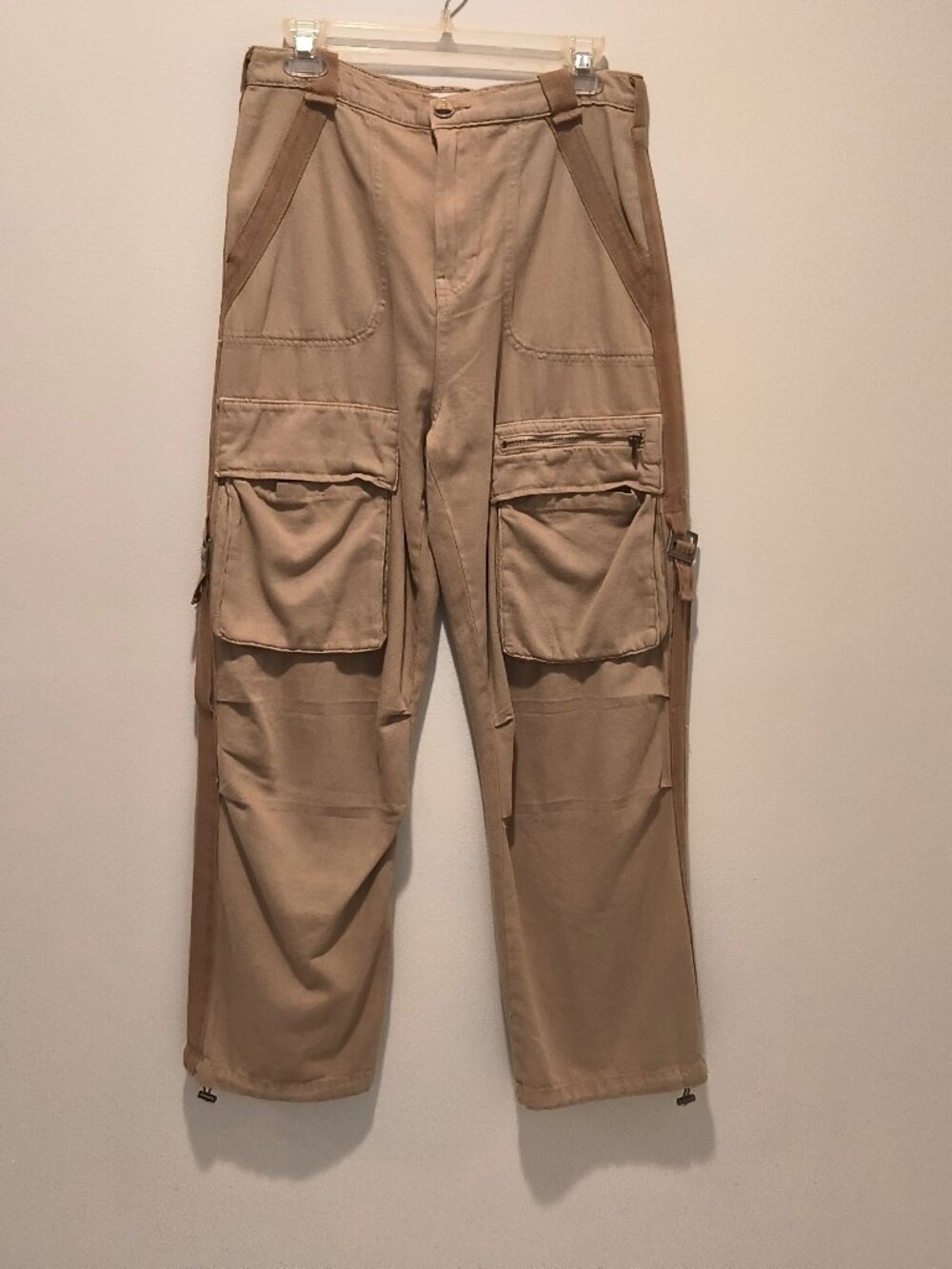 Zara beige utility cargo pants size M